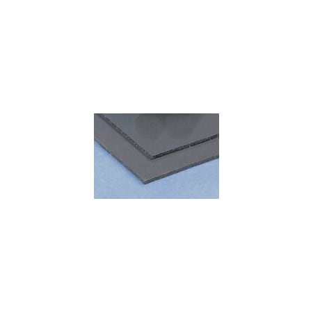 Gray PVC Sheet - Vycom,0.750 Thick,24 X 24